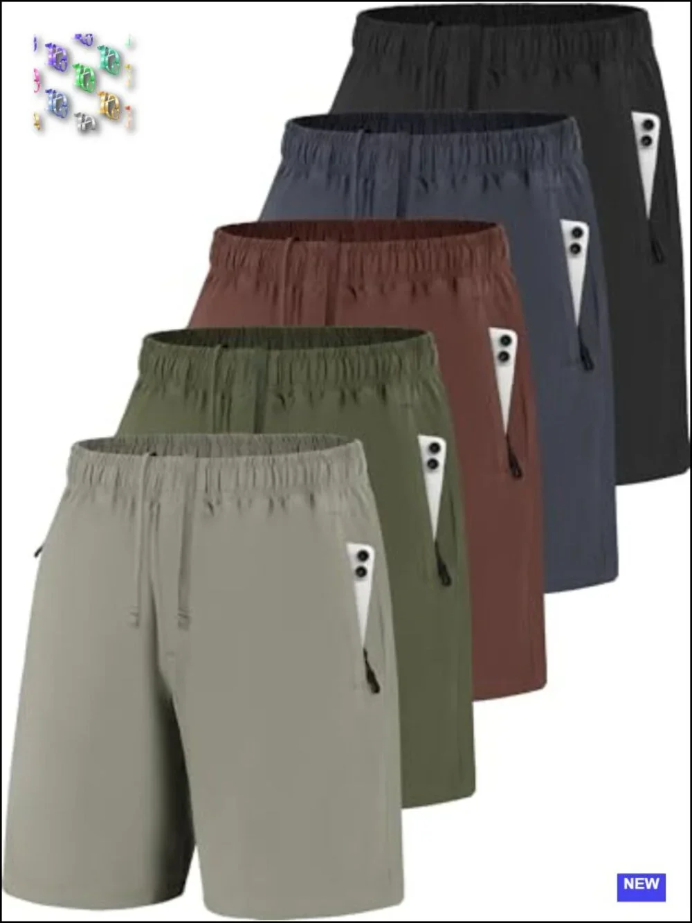 Men's Quick Dry Athletic Shorts 7